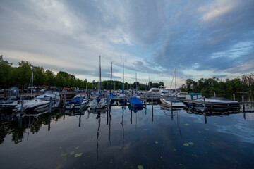 boats in the marina