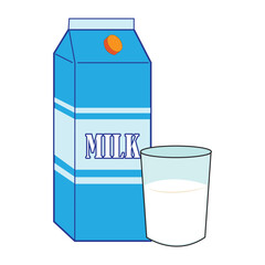 milk icon logo vector design template