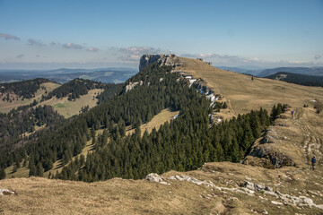 Au Chasseron dans la Région de Sainte-Croix