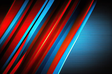 Obraz premium red - blue background wallpaper. Generative AI