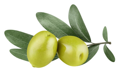 Delicious olives cut out