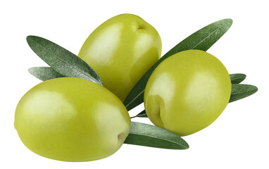Delicious olives cut out