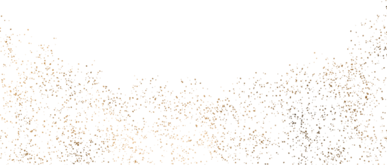 gold sparkle splatter border