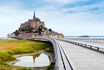 Mont Saint Michel,.Manche.Normany,France