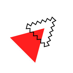 Geometric Memphis Abstract Shape Ornament