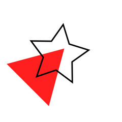 Geometric Memphis Abstract Shape Ornament