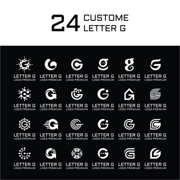 Creative logo design bundle letter G.