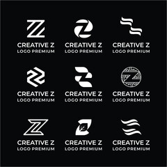 Creative logo design bundle letter Z.