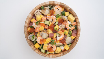日本の料理｜ちらし寿司　イメージ