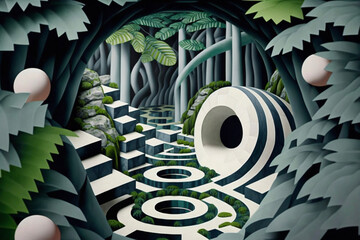 Marble Maze in the Jungle
