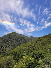 landscape with clouds