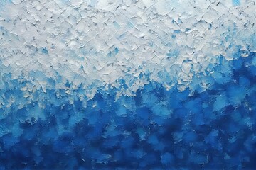 Abstract watercolor oil painting texture colored blue and white, banner by generative AI