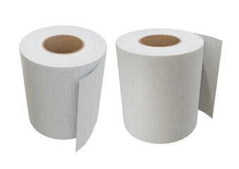 3d rendering toilet tissue paper perspective view