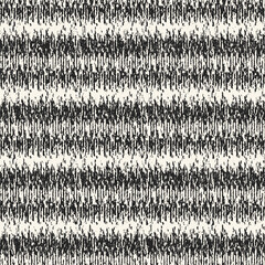 Monochrome Ikat Textured Striped Pattern