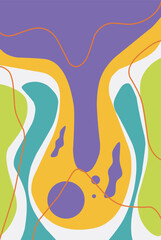abstract liquid background. Creative illustration for backgrounds, posters, pamphlets, cards and design materials