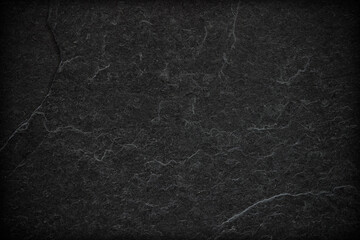 Dark grey black slate background or texture.