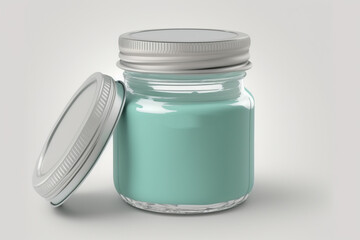Discover the Beauty of Azure: Blue Paint in a Jar