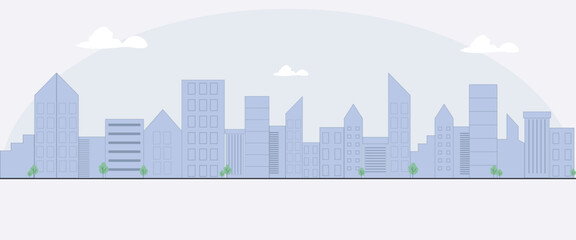 city in the sky. background city