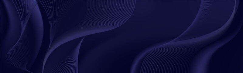 abstract dark blue wave background
