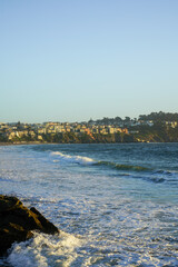 View of Baker Beach in San Francisco, CA