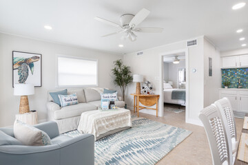 Beach themed vacation rental in Cape Canaveral, Florida - obrazy, fototapety, plakaty