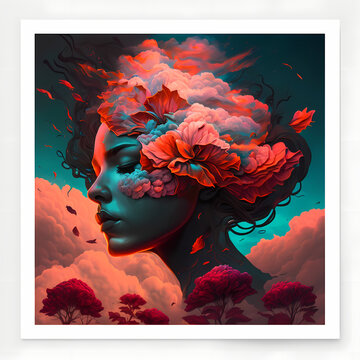 moda, beldad, gafas de sol, cara, cabello, antifaz, modelaje, lentes, maquillaje, negro, labio, glamour, morena, carnaval, estilo, gente, persona, piel, close-up, estudio, elegancia, 
 generative ai