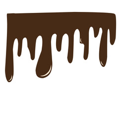 melted chocolate dripping