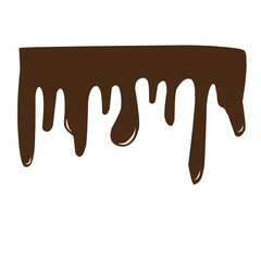 melted chocolate dripping