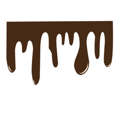 melted chocolate dripping