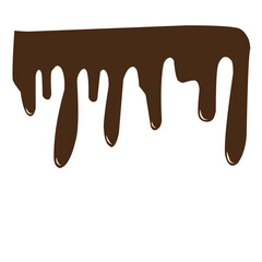 melted chocolate dripping