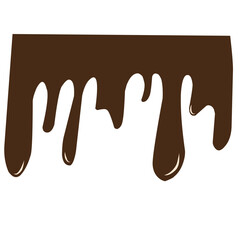 melted chocolate dripping
