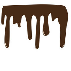 melted chocolate dripping