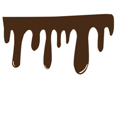 melted chocolate dripping
