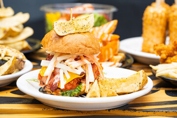 buffalo chicken burger