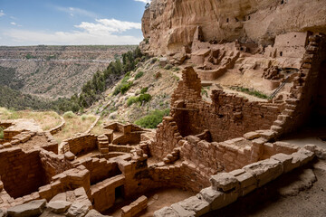 Looking Out From The Ruins At Long House In Mesa Verde