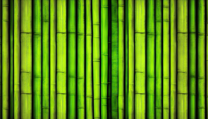 Background green bamboo texture created with generative AI