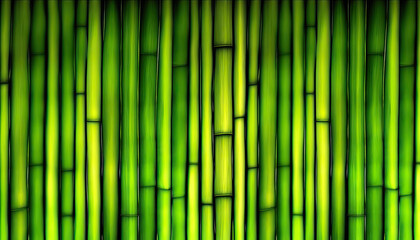 Background green bamboo texture created with generative AI - obrazy, fototapety, plakaty