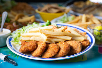 camarones empanizados