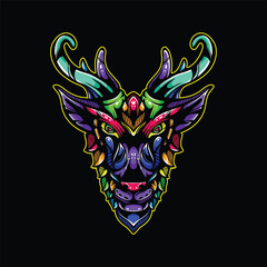 lolipop colorful decorative reindeer pattern mascot