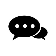 Chat icon illustration isolated vector sign symbol trendy style illustration on white background..eps