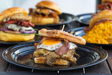 breakfast burger