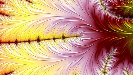 Fractal complex line - Mandelbrot set detail, digital artwork for creative graphic