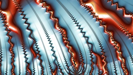 Obraz premium Fractal complex line - Mandelbrot set detail, digital artwork for creative graphic