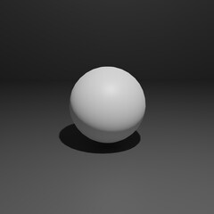 3d render of a sphere