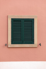 window with shutters