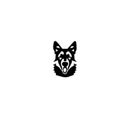Fototapeta na wymiar Dog Laptop Sleeves for Use Company Logo, T-shart, Cap, Logo, Branding, Website, App, Software etc.