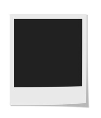 Blank photo frame template illustration