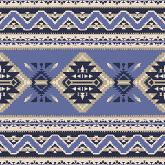 Ethnic seamless pattern. Native Southwest American, Indian, Aztec textiles. Navajo print.