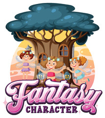Plakat Fairy tales cartoon character