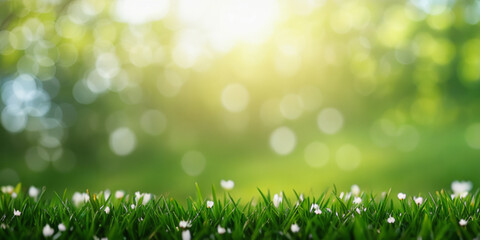 Obraz premium Beautiful blurred spring background nature